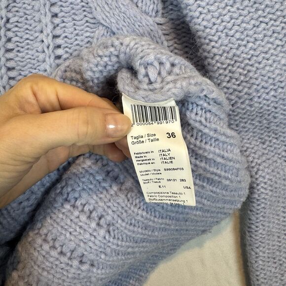 Peserico Alpaca Wool V Neck Sweater Size 36 - Picture 3 of 5